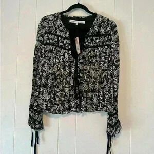 REBECCA MINKOFF QUNN TOP SIZE XS